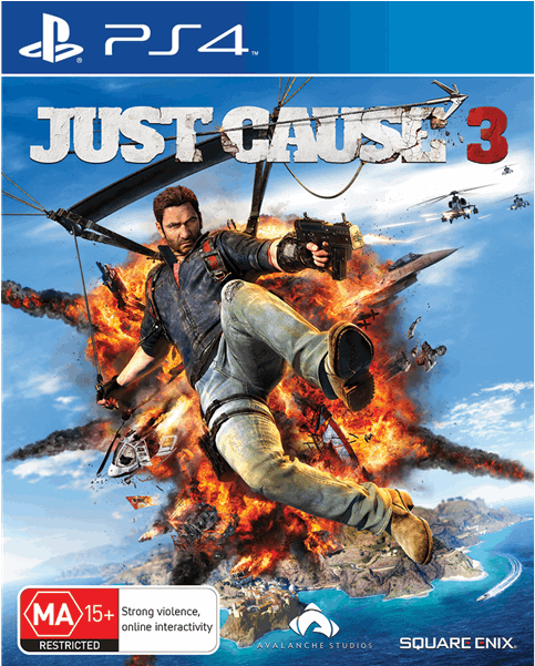Just Cause 3 Rating Australia (600x600), Png Download