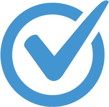 Download Check Mark Icon Blue PNG Image with No Background 