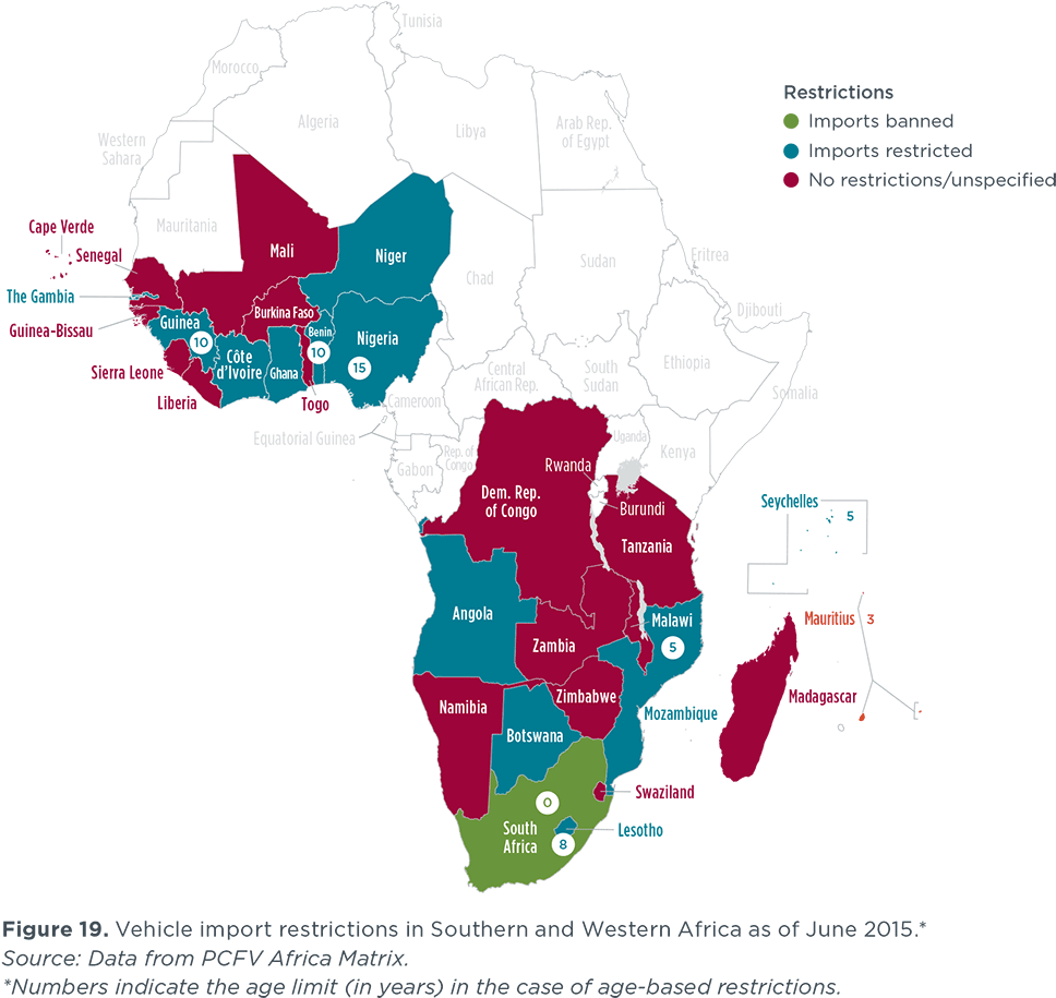 Africa Imports Map - Connecting The Dots Africa (1000x957), Png Download