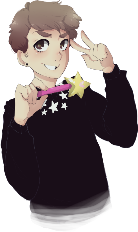 Tumblr Static - Transparent Tumblr Boy (445x750), Png Download