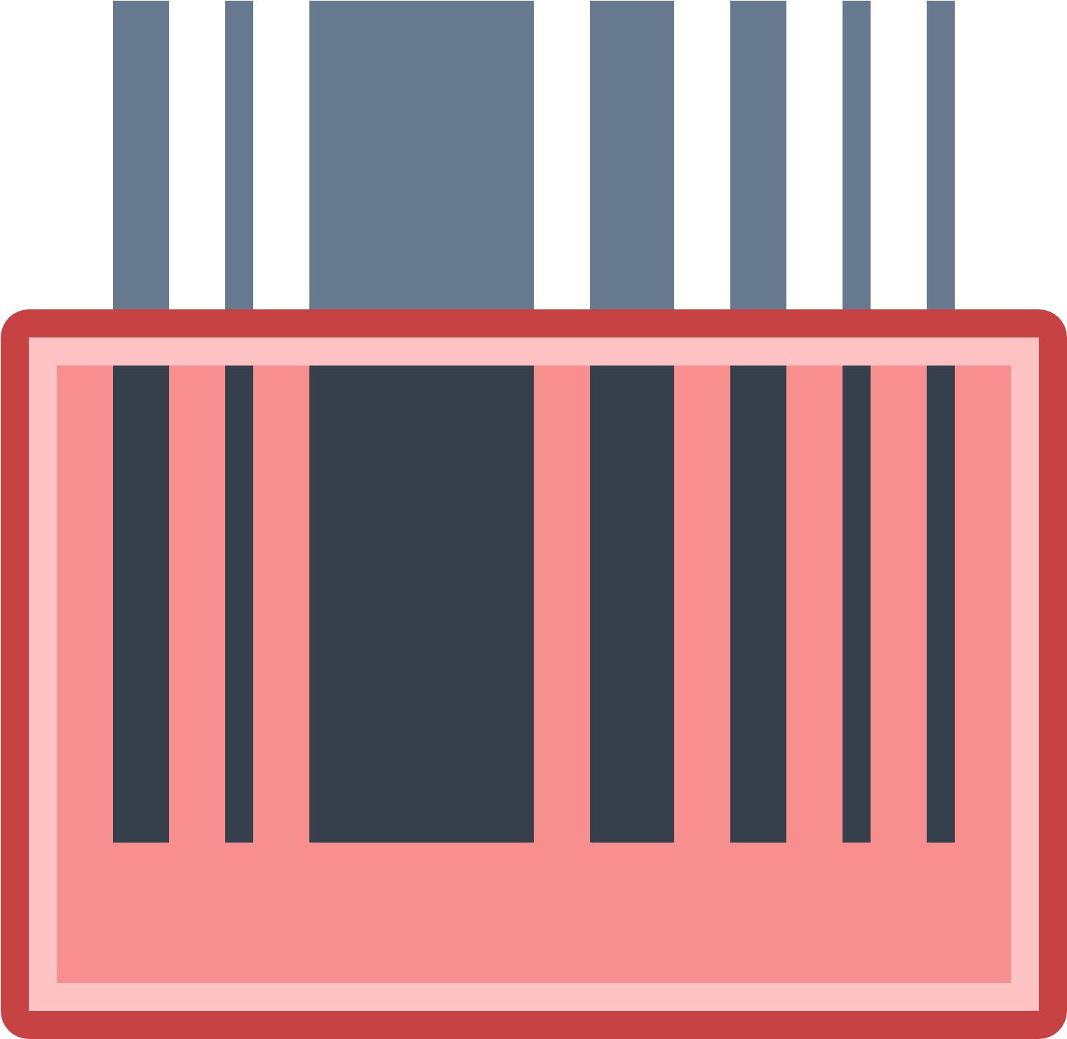 Transparent Barcode Png - Barcode Scanner Icon Blue (1600x1600), Png Download