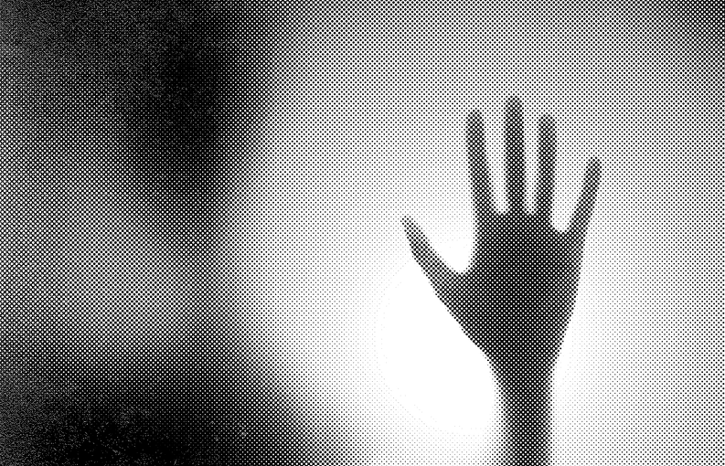 Creepy Hand Image - Monochrome (793x510), Png Download