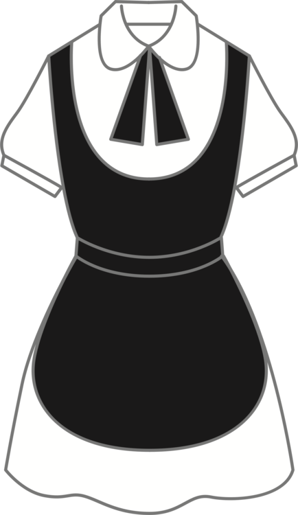 All Photo Png Clipart - French Maid Dress Clipart (434x750), Png Download