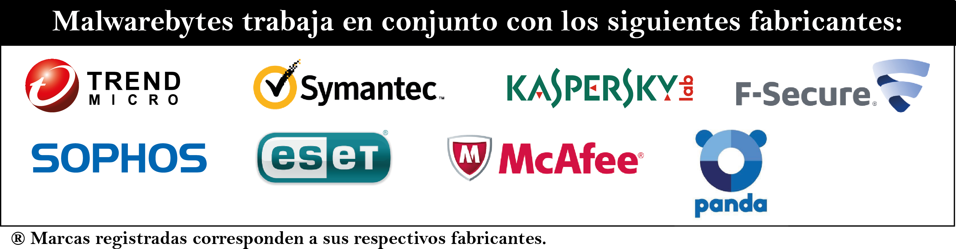 Malwarebytes Antivirus - Mcafee (3223x840), Png Download