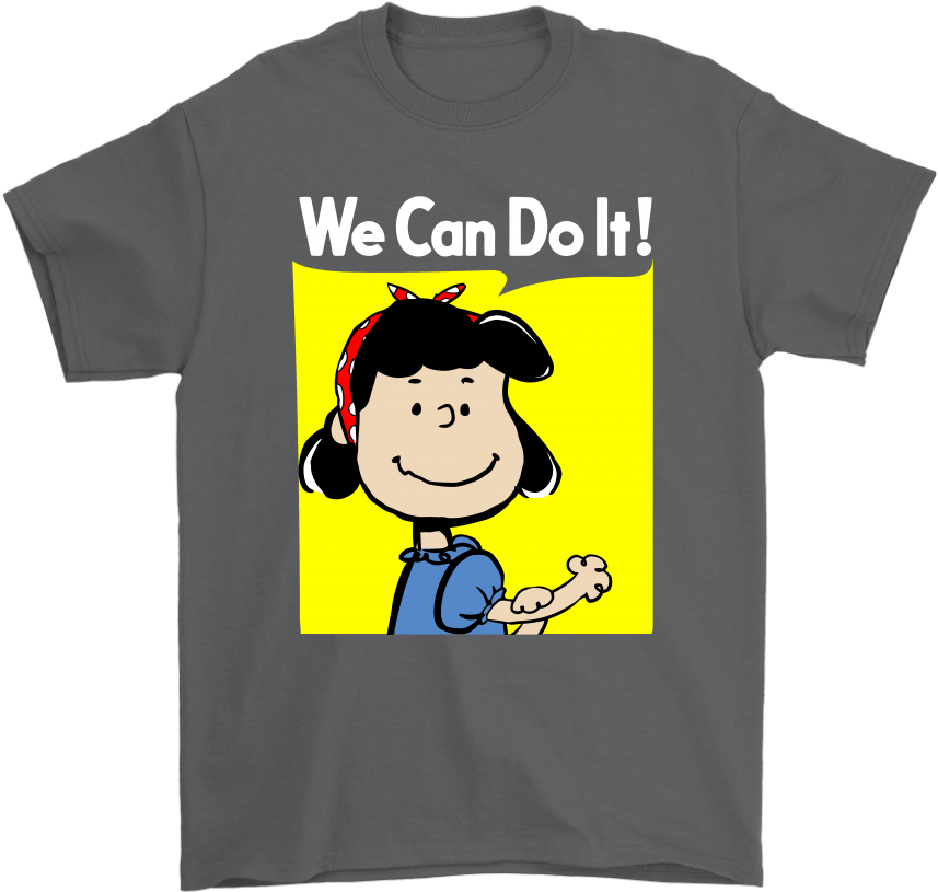 Lucy We Can Do It Strong Woman Snoopy Shirts - Rosie The Riveter (1024x1024), Png Download