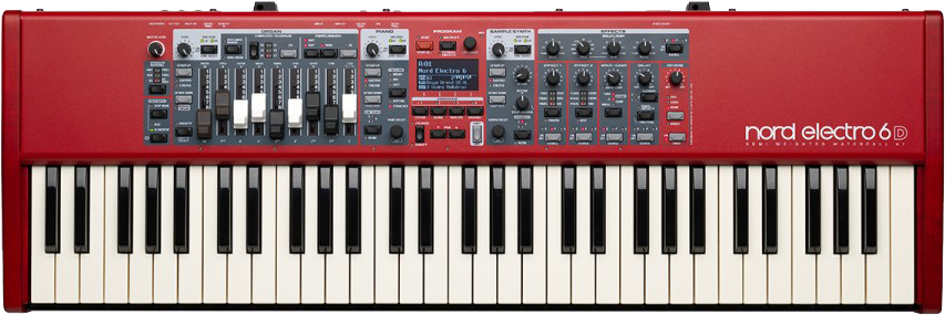 Clavia Nord Electro 6d - Clavia Nord Electro 6 (1200x356), Png Download