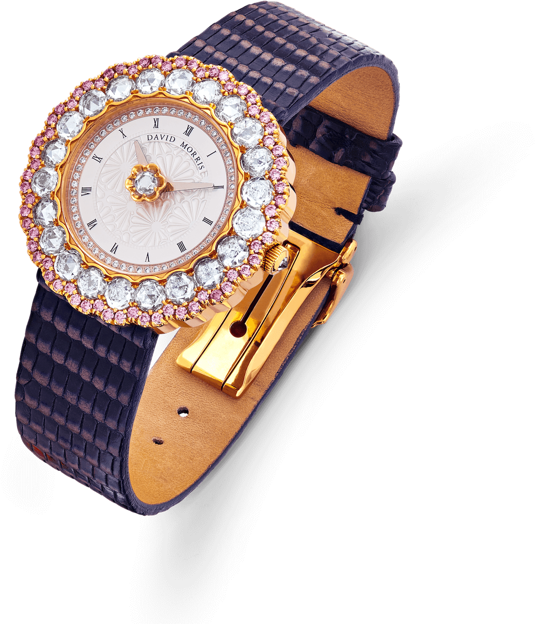 Tp 12 001 01 F2 Rose Gold Pink Diamond Timepiece - Analog Watch (1500x1500), Png Download