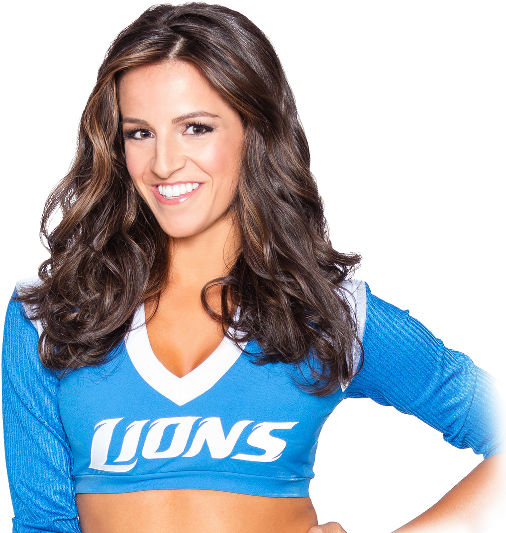 Ashante - Shelby Detroit Lions Cheerleaders (1200x1200), Png Download