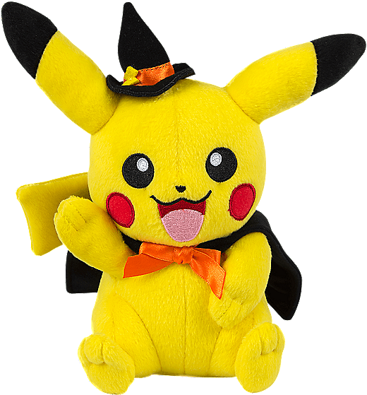 Halloween Pikachu 15cm - Pokemon Tomy Plush (600x600), Png Download