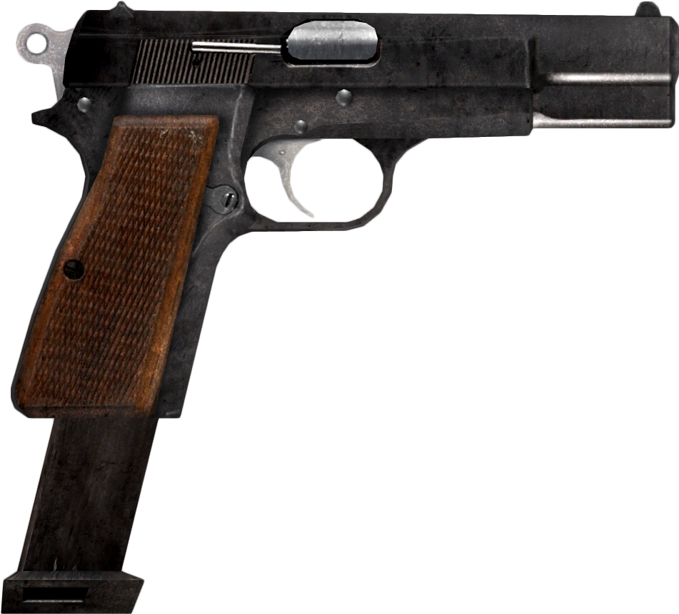 9mm Pistol With Extended Mag Modification - Fallout New Vegas Maria (1200x1100), Png Download