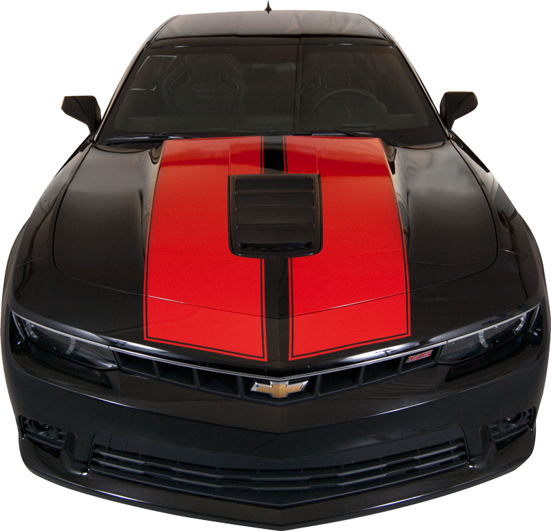2014-2015 Chevy Camaro Ss Dual Racing Vinyl Graphic - Nissan Leaf 2019 Colours (800x771), Png Download