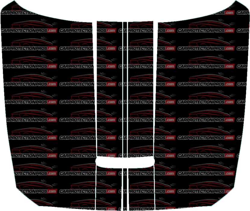 2015-2018 Ford Mustang Shelby Gt350, Gt350r 3m Clear - Eyelash Extensions (980x700), Png Download