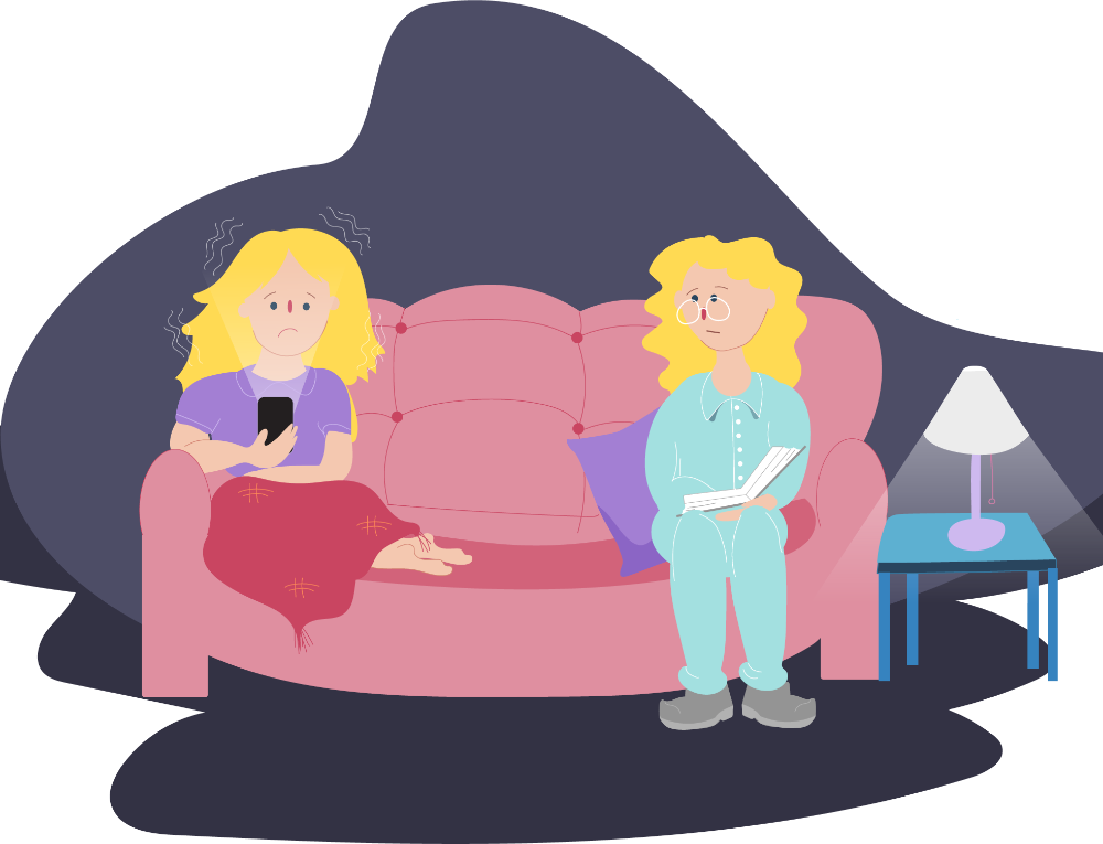 Crowd Clipart Worried - Sexting For Kids (1000x765), Png Download