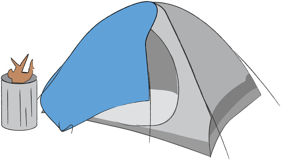 1200 X 613 8 - Homeless Tent Drawing (1200x613), Png Download