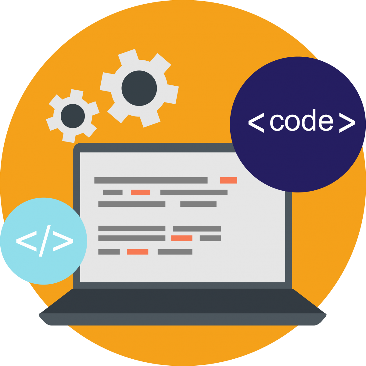 Are You The Next Mark Zuckerberg Or Bill Gates Do You - Computer With Code Icon (1200x1200), Png Download