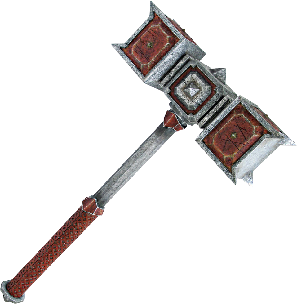 The - Dain Ironfoot Hammer (958x980), Png Download