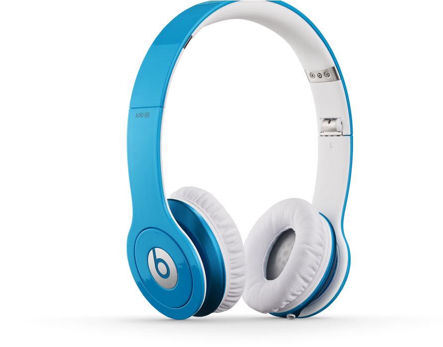 Sky Blue Solo Beats - Beats Solo 1 Blue (1000x700), Png Download