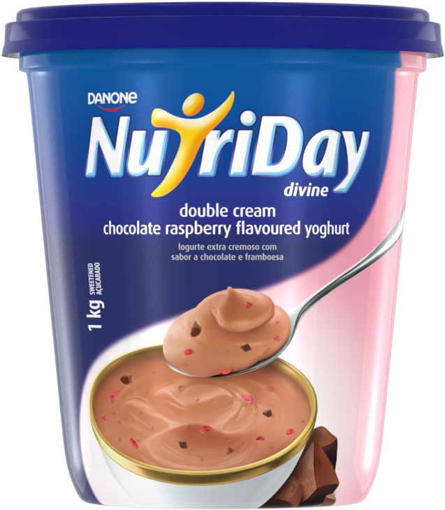 02604 Danone Nutriday Aphrodite Range 3d Pack Shot - Ice Cream (842x1191), Png Download
