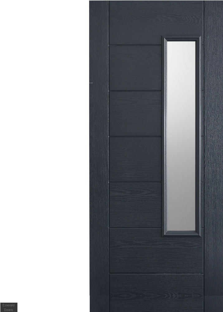 Grey Composite Front Door (1000x1000), Png Download