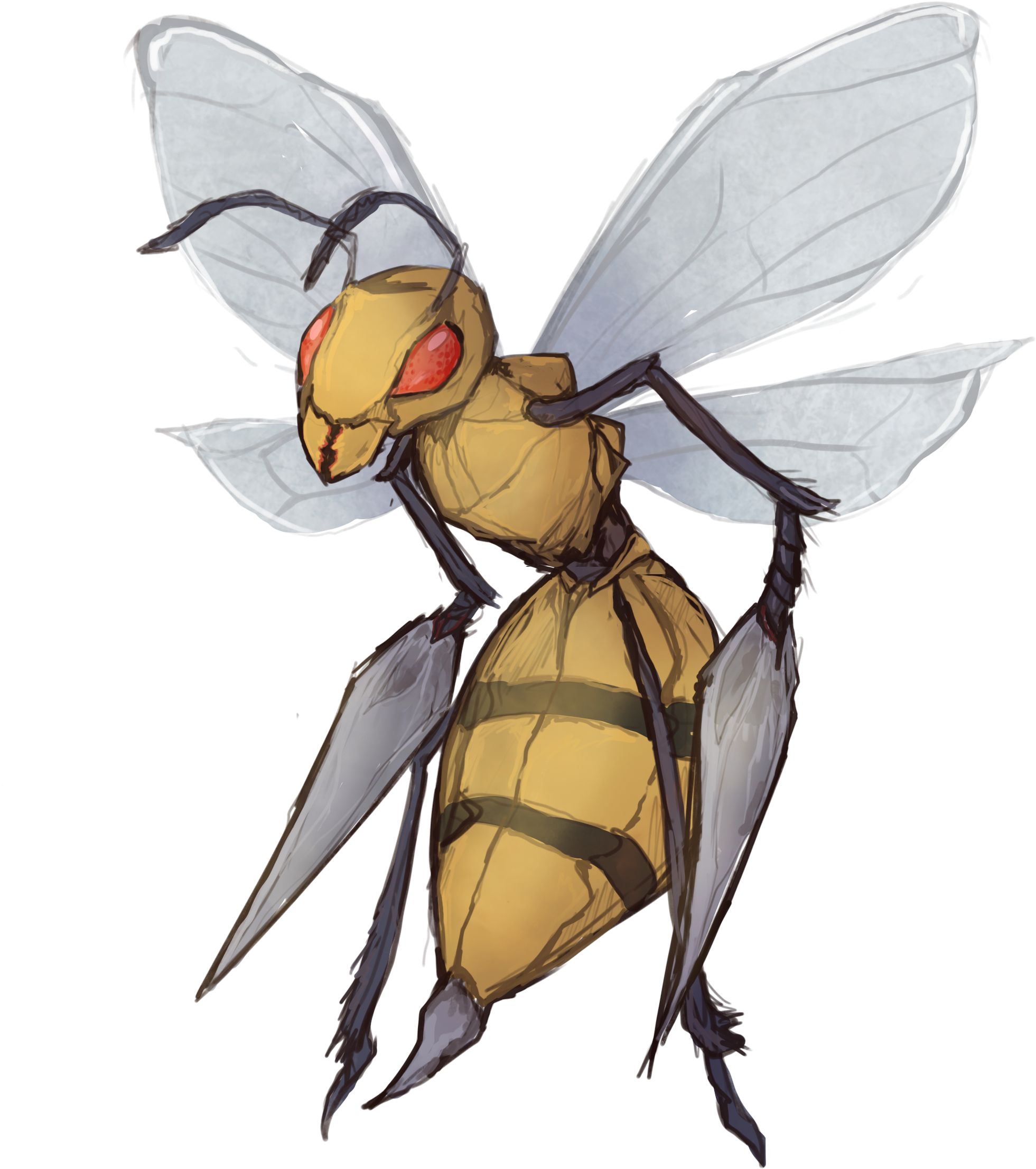 Beedrill (2235x2379), Png Download