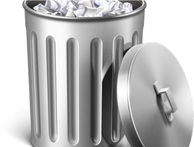 Trashcan Icon For Windows (640x480), Png Download