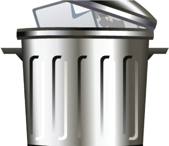 Trash Can Clipart Emoji - Png Cartoon Trash Can (640x480), Png Download
