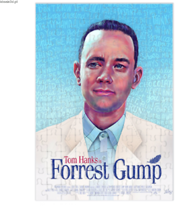 Zniżka Idea Regalo Puzzle Vari Formati Forrest Gump - Forrest Gump (1994) (800x785), Png Download