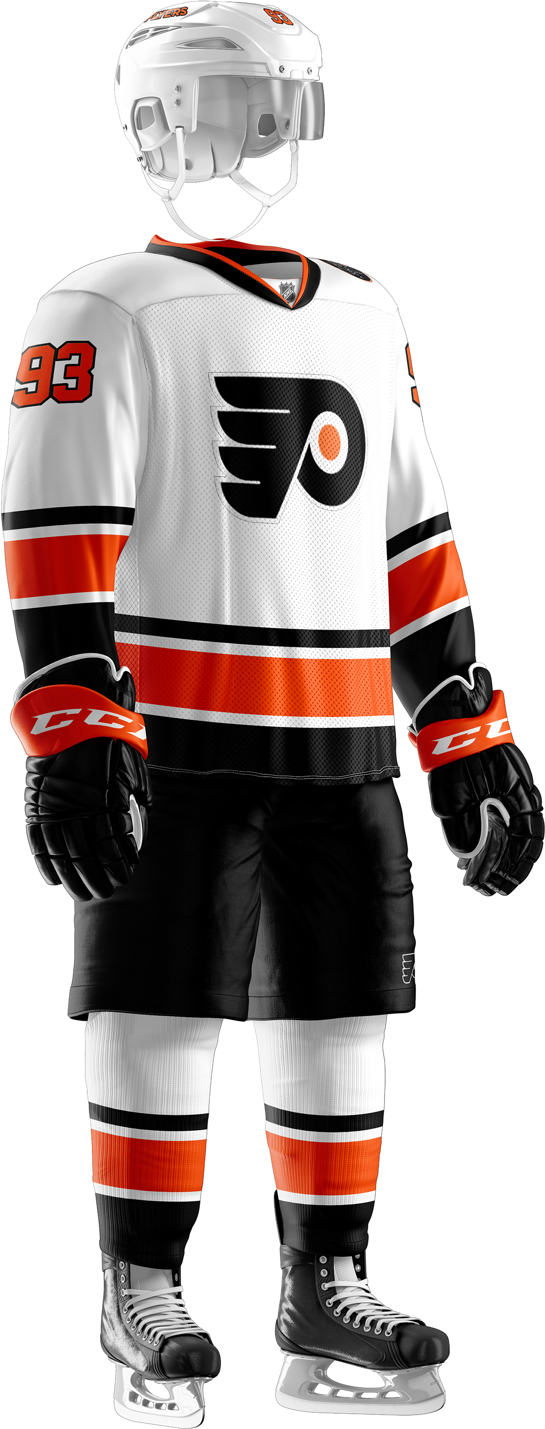 Philadelphia Flyers Concept - Sports Jersey (1400x3111), Png Download