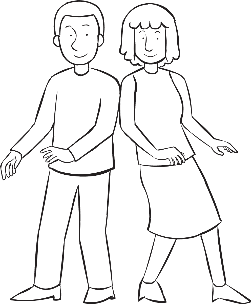 Lean Walk - Line Art (1600x1200), Png Download