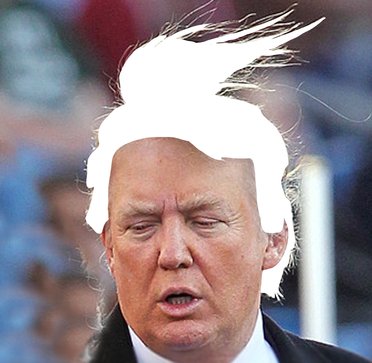 Transparent Trump Hair To Match Your Blog - Coupe Trump (1280x1248), Png Download