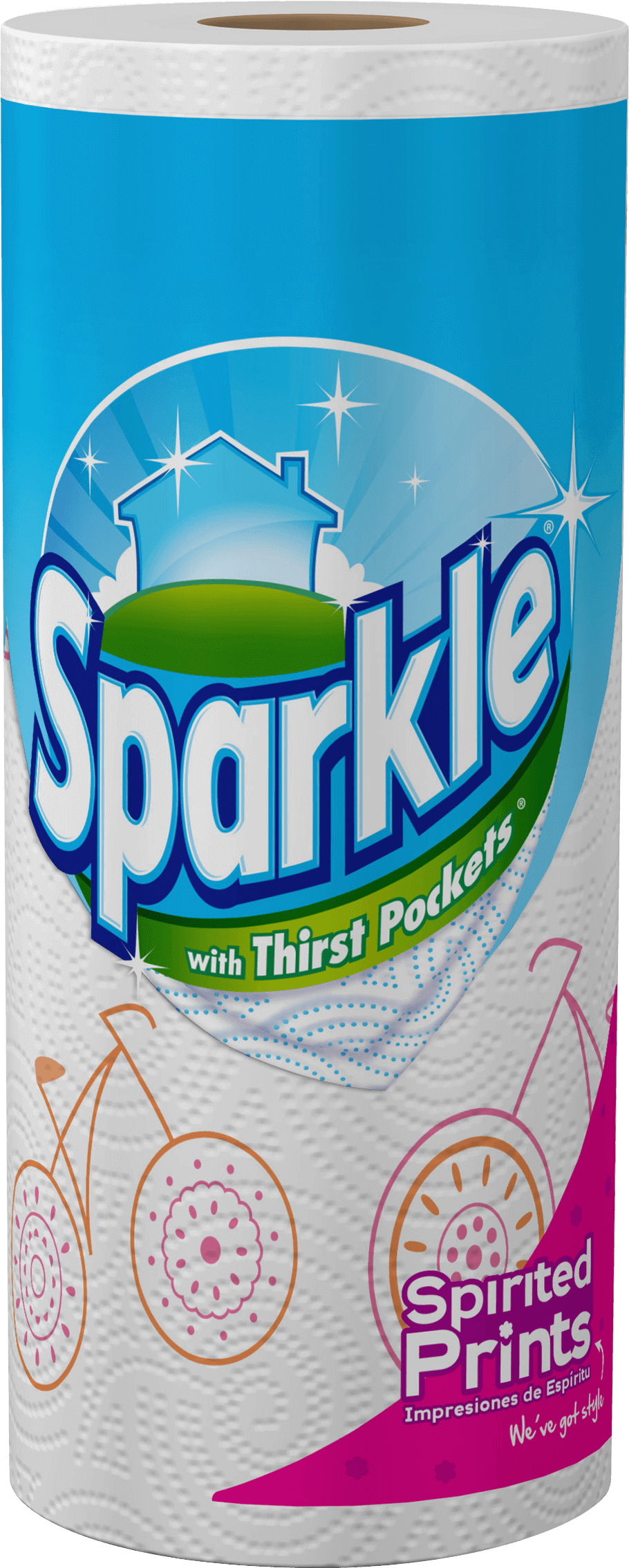 Sparkle Paper Towels - Sparkle Paper Towels Transparent (1198x2389), Png Download