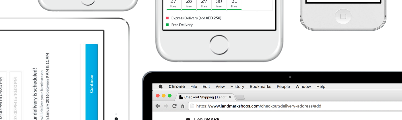 Scheduled Furniture Delivery For Home Centre - Iphone (1400x420), Png Download