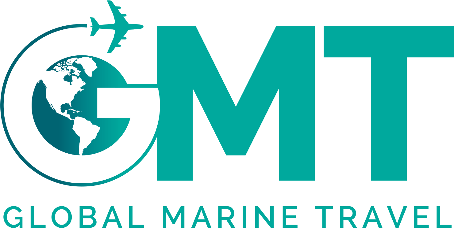 Global Marine Travel - Emblem (1598x853), Png Download