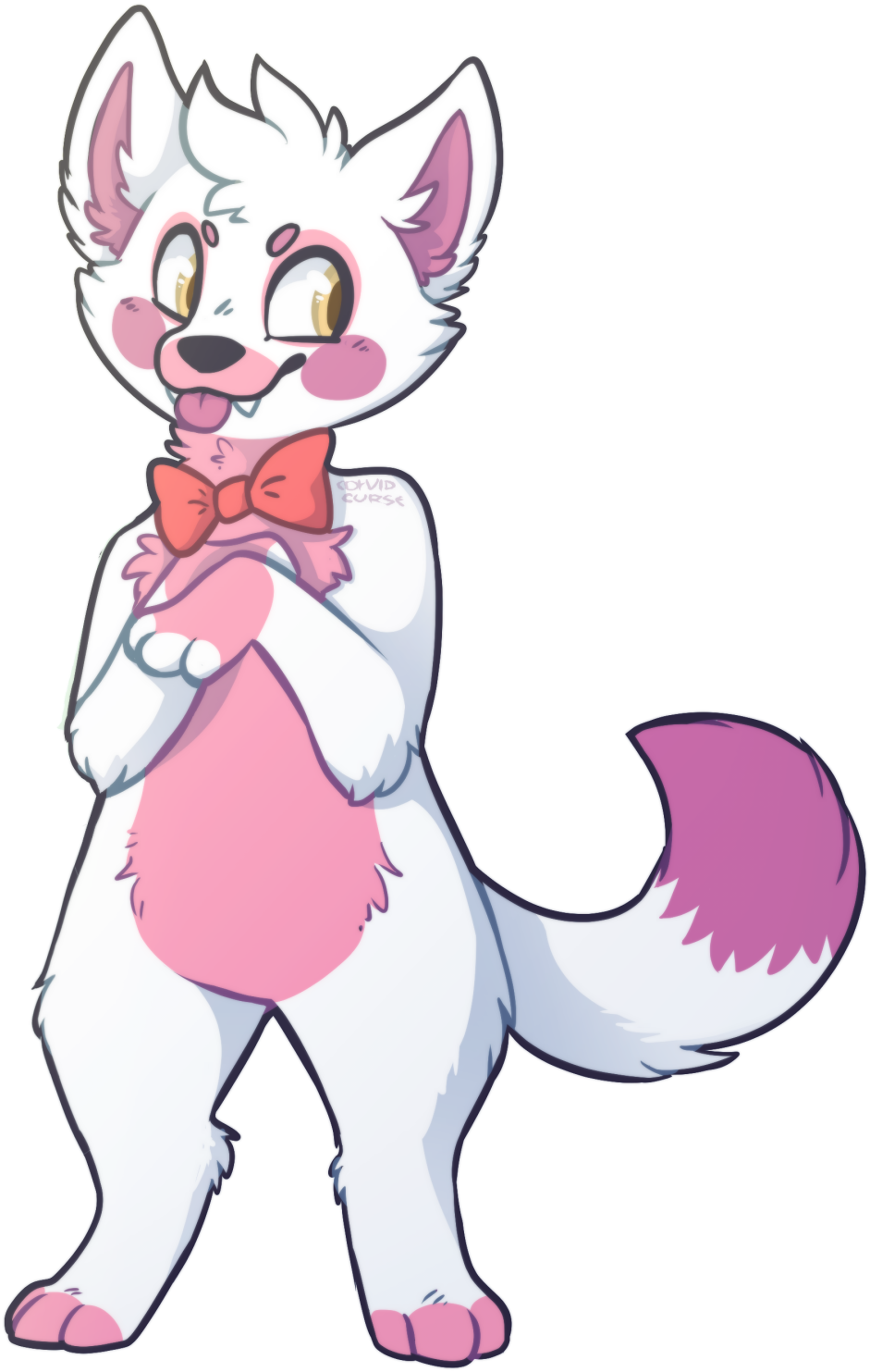 So I Kept Seeing My Fnaf Drawing From Last Year Getting - Fnaf Funtime Foxy Anthro (1040x1531), Png Download
