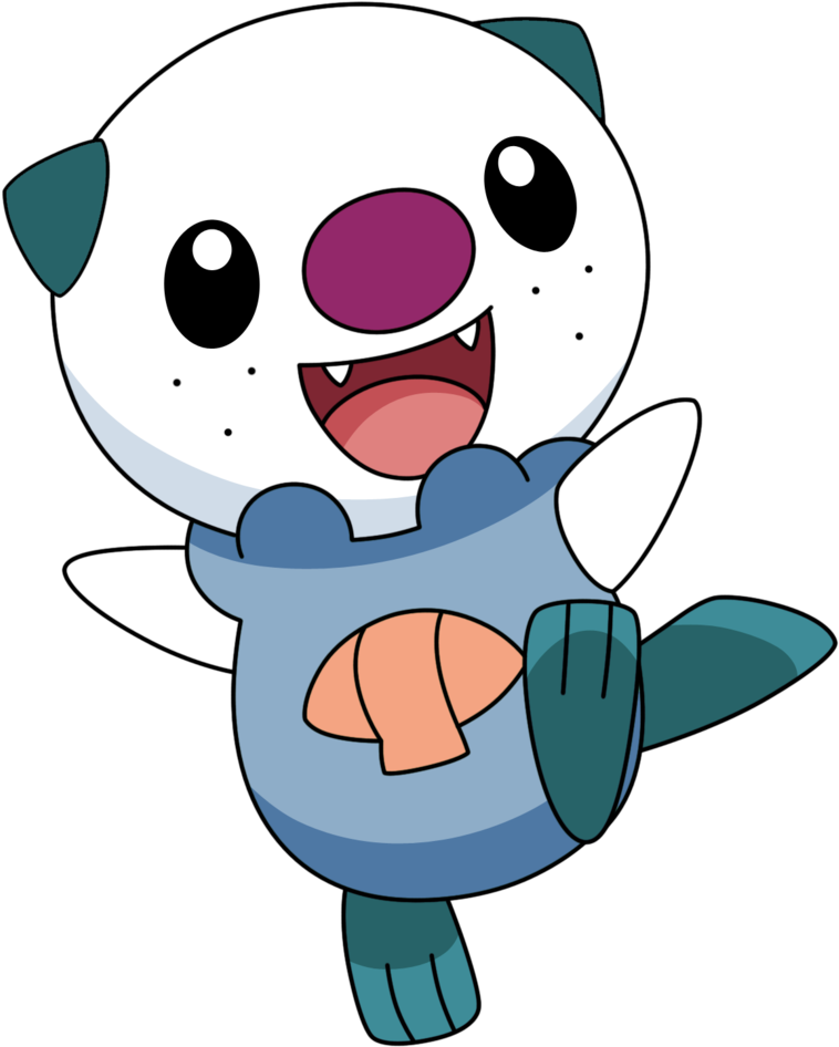 Tepig - Snivy - Oshowatt - Pokemon Black Shiny Oshawott (813x983), Png Download