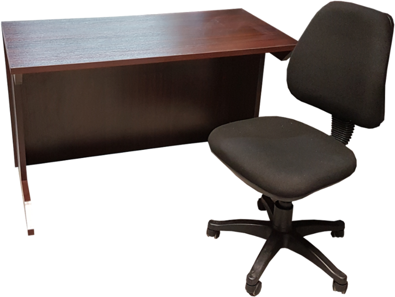 Combo Escritorio Tipo Pupitre Con Silla Secretarial - Office Chair (1024x1024), Png Download