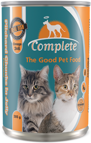 Cat Tin Food - Domestic Short-haired Cat (480x682), Png Download