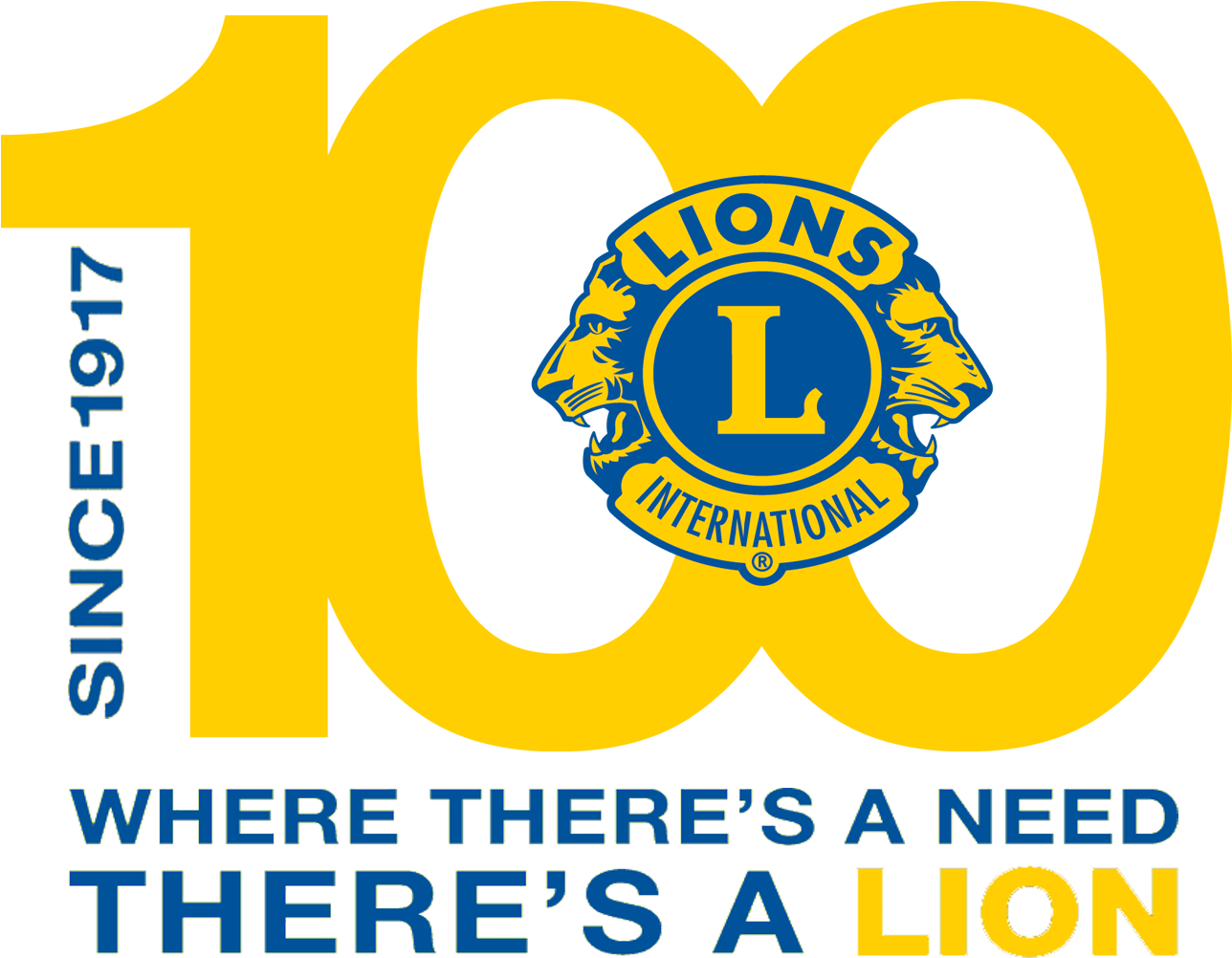 Printable Detroit Lions Logo Download - Lions Club International (1383x1025), Png Download
