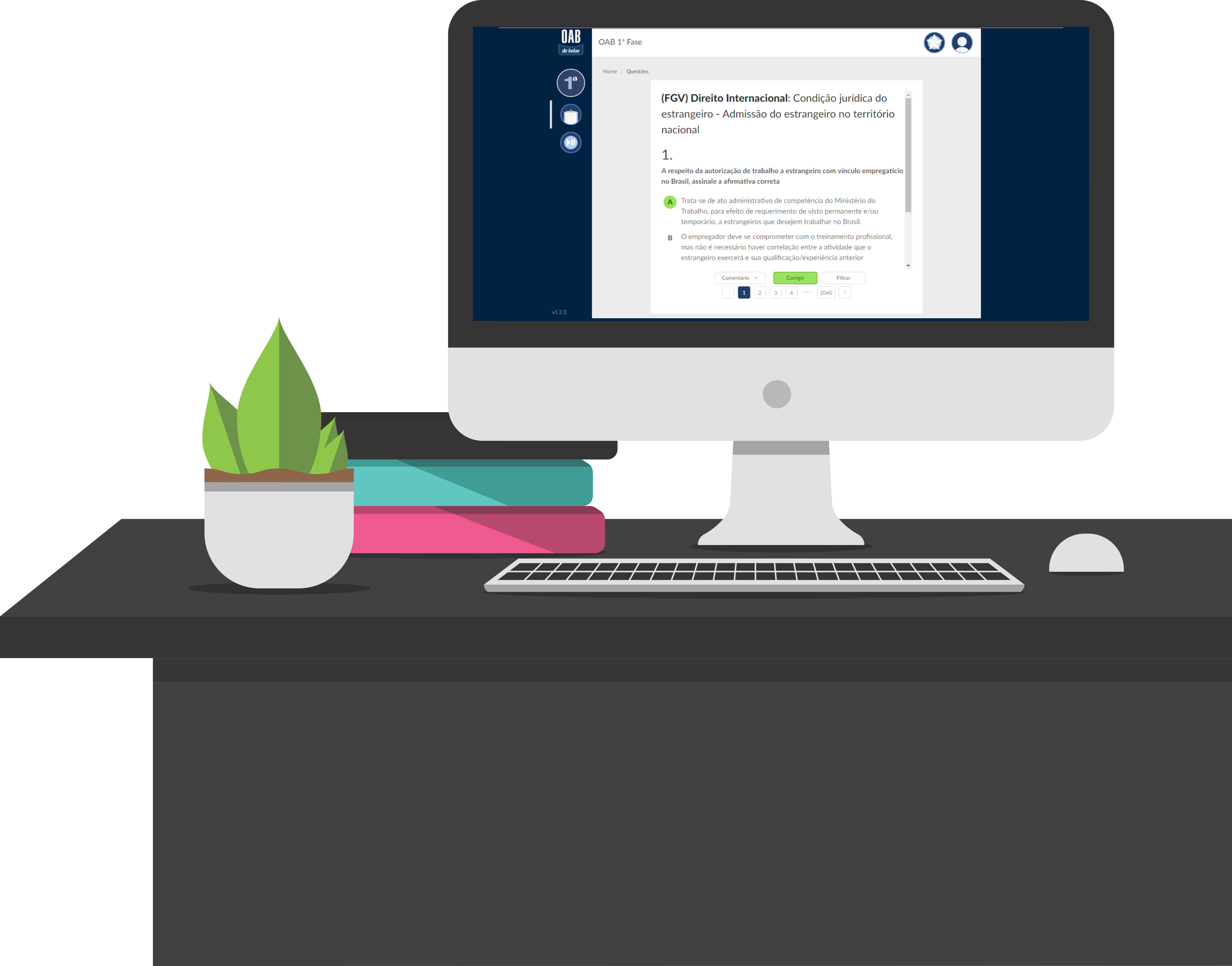 Benefícios Da Versão Desktop - Marketing Juridico (5270x4133), Png Download