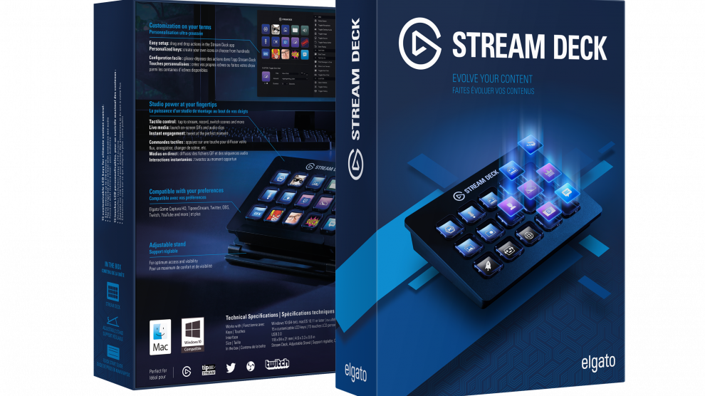 Hardware Review Elgato Stream Deck - Stream Deck Packaging (990x556), Png Download