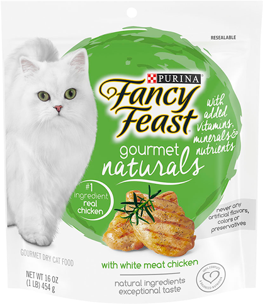 Fancy Feast Dry Food Without The Dye - Kitten (1000x600), Png Download
