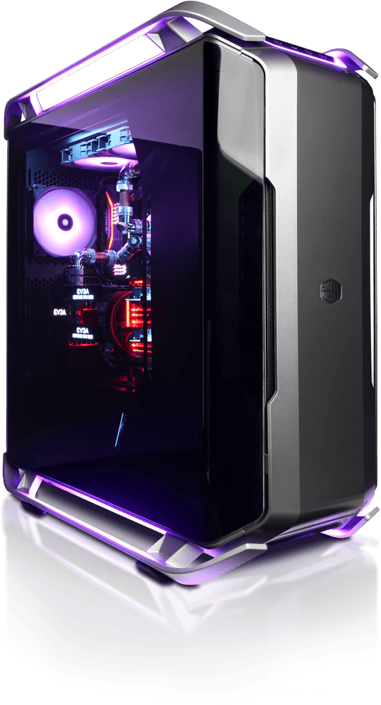 A Gaming Pc Powered By The Best Gaming Hardware Such - Liquid Cooled Gaming Pc (555x1096), Png Download