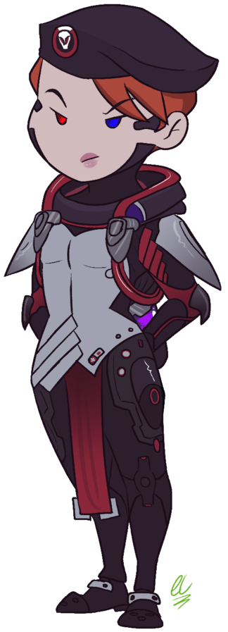 There Are So Many Good Skins In Overwatch But Here - Cartoon (535x960), Png Download