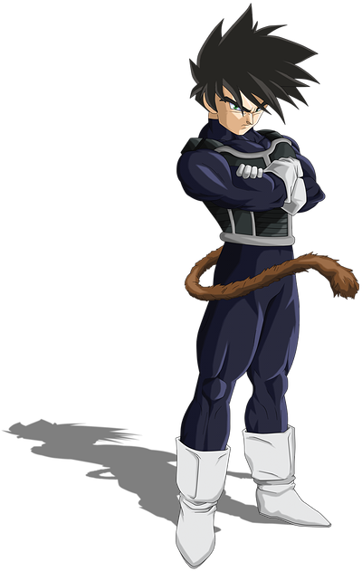 If Gohan Actually Looked Like This He'd Be Awesome - Fasha Gine (483x805), Png Download