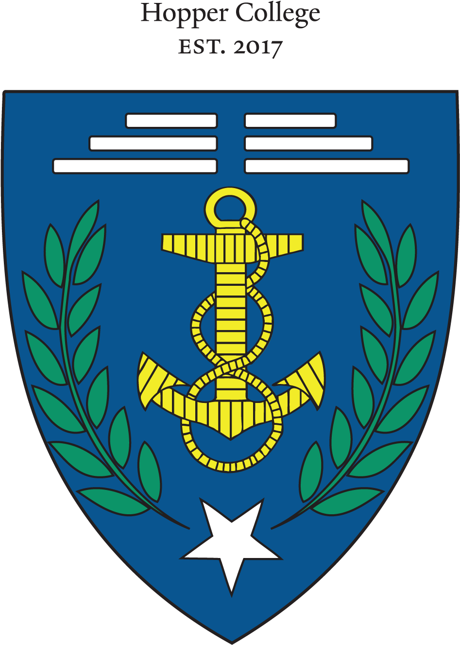 Shield Proposals For New Residential College At Yale - Grace Hopper College Crest (1500x1500), Png Download