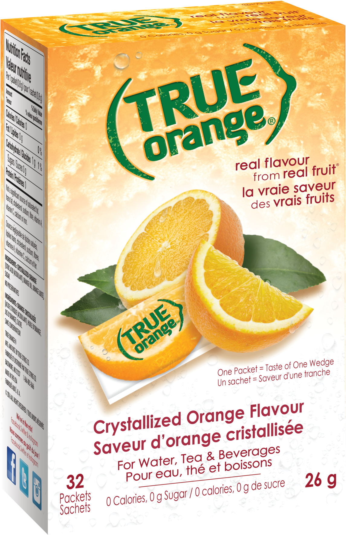 True Citrus - 32 Packets - Orange (1432x2048), Png Download