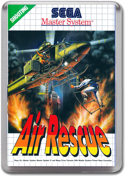 Air Rescue Sega Master System Game Inspired Fridge - Sonic The Hedgehog Master System (800x800), Png Download