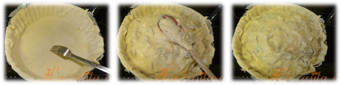 Escurrimos Los Pimientos Del Piquillo Y Cubrimos Con - Pot Pie (1182x295), Png Download