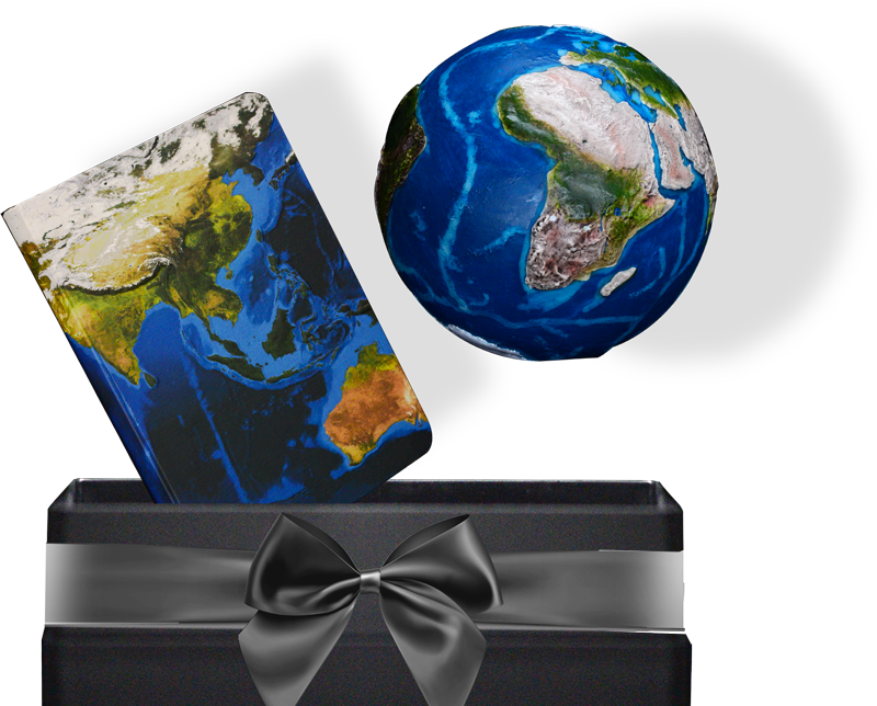 Earth Bundle 120mm Model Of Earth And Planet Earth - Earth (800x644), Png Download