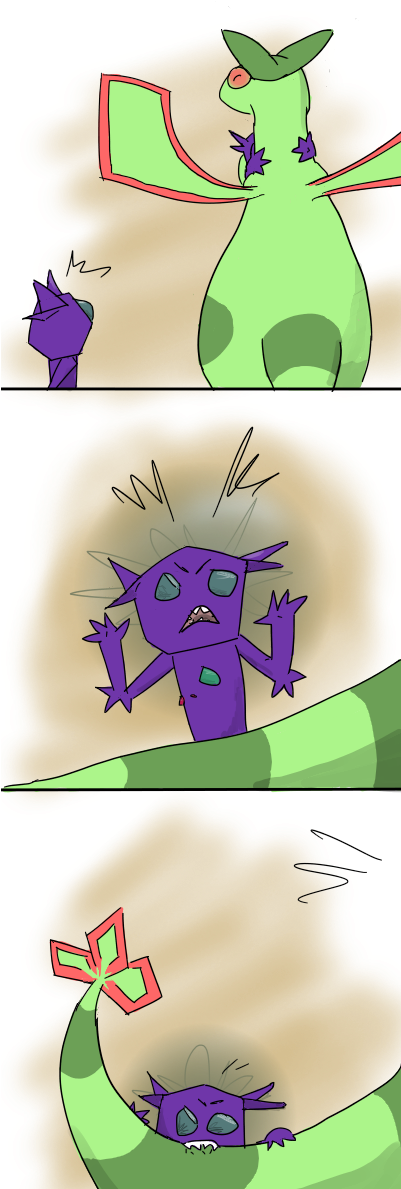 Honestly I Expected That To Hurt Sableye Flygon Flygon-daily - Cartoon (400x1200), Png Download